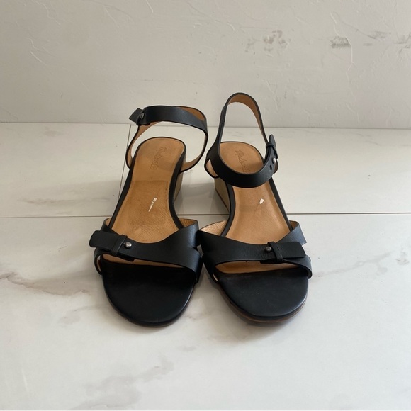 Madewell Joan Black Sandal Size 10 - Picture 5 of 8